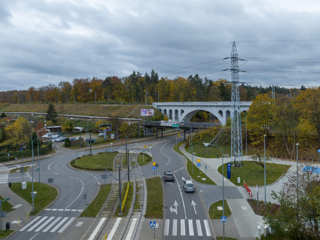 Szczecin cmentarz centralny zdjęcie z lotu ptaka 2023