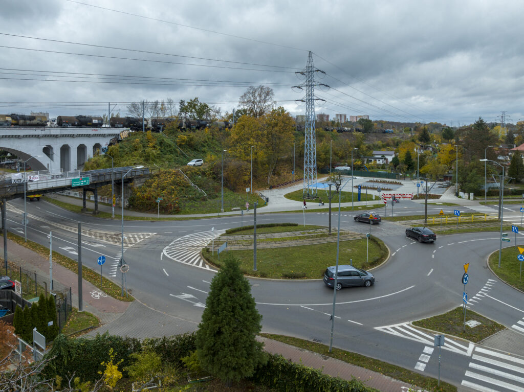 Szczecin cmentarz centralny zdjęcie z lotu ptaka 2023