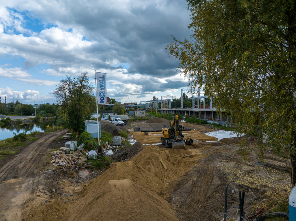 Zdjęcie Łasztowni w budowie - 2023