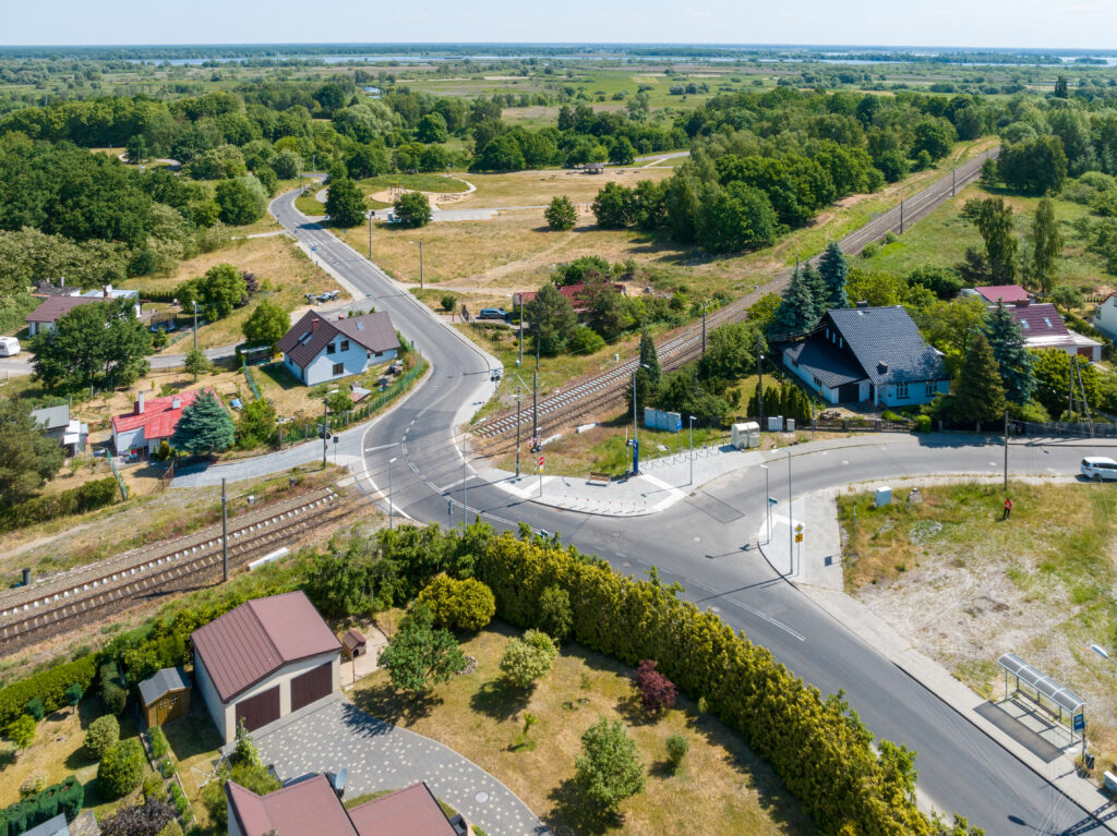 Skolwin Północ przejazd z lotu ptaka 2023