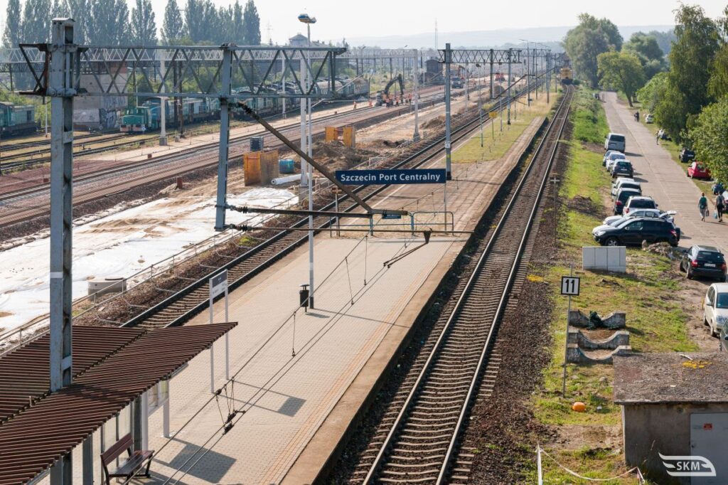 Szczecin port centralny zdjęcie z dysku skm 2021